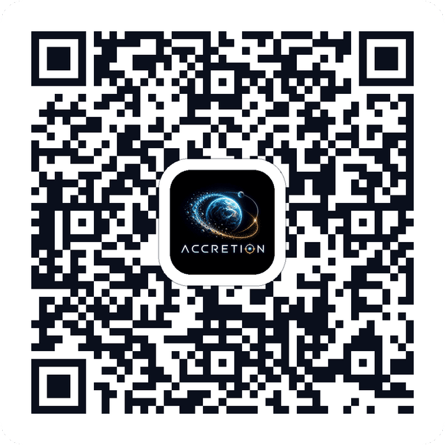 QR code. Scan to install Accretion from Google Play